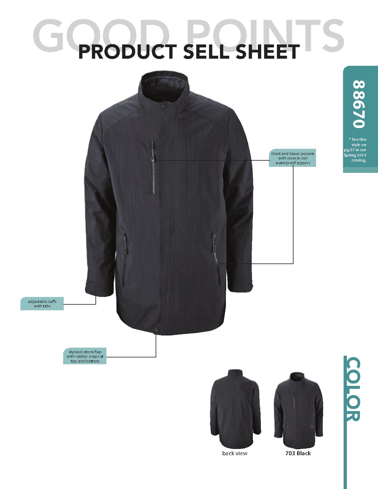 Ash City Lightweight 88670 - Metropolitan Men's Lightweight City Lenth Jacket