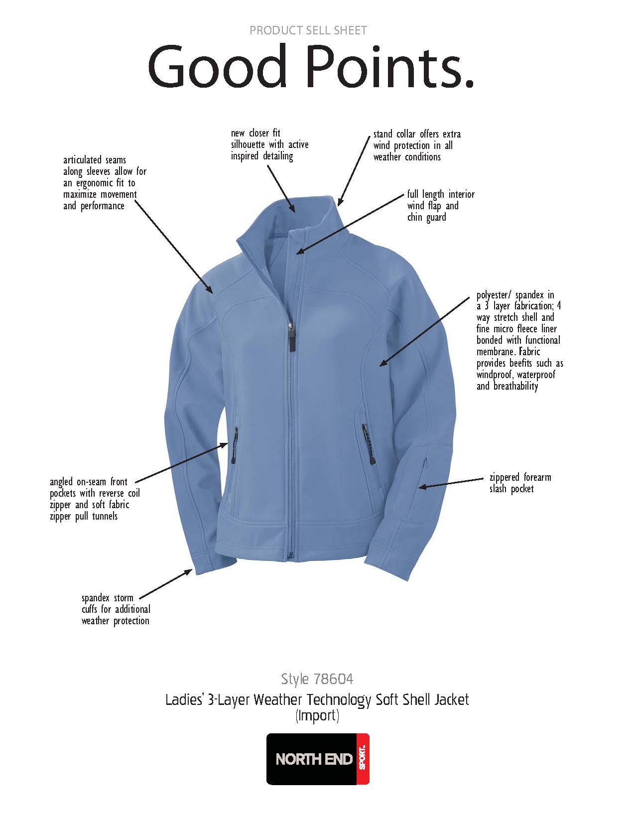 Ash City System Jackets 78604 - Ladies' 3-Layer Soft Shell Jacket
