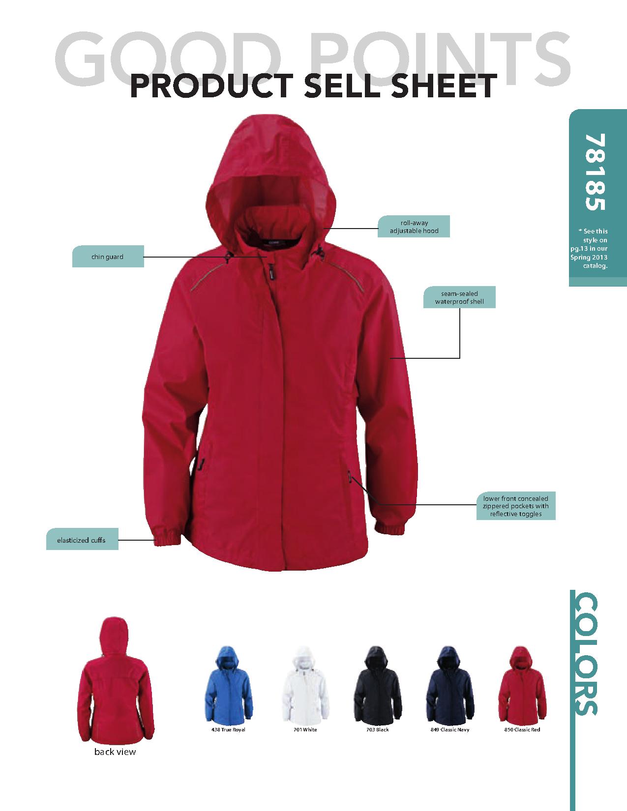 Ash City Core365 78185 - Climate Core365 Ladies' Seam-Sealed Lightweight Variegated Ripstop Jacket