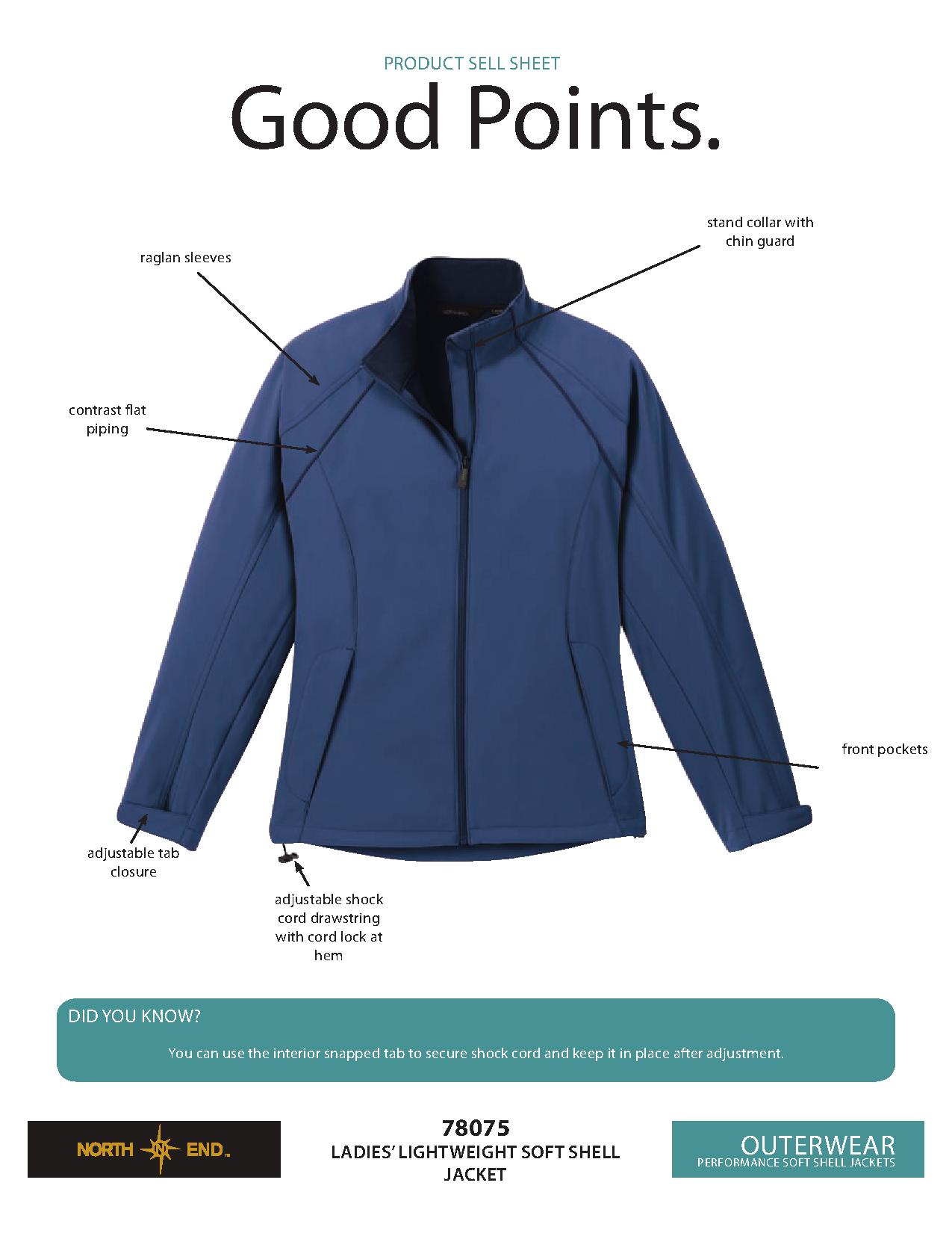 Ash City Lightweight 78075 - Ladies' Lightweight Soft Shell Jacket