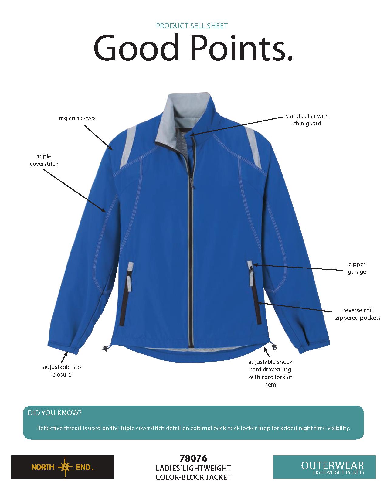 Ash City Lightweight 78076 - Ladies' Endurance Lightweight Color-Block Jacket