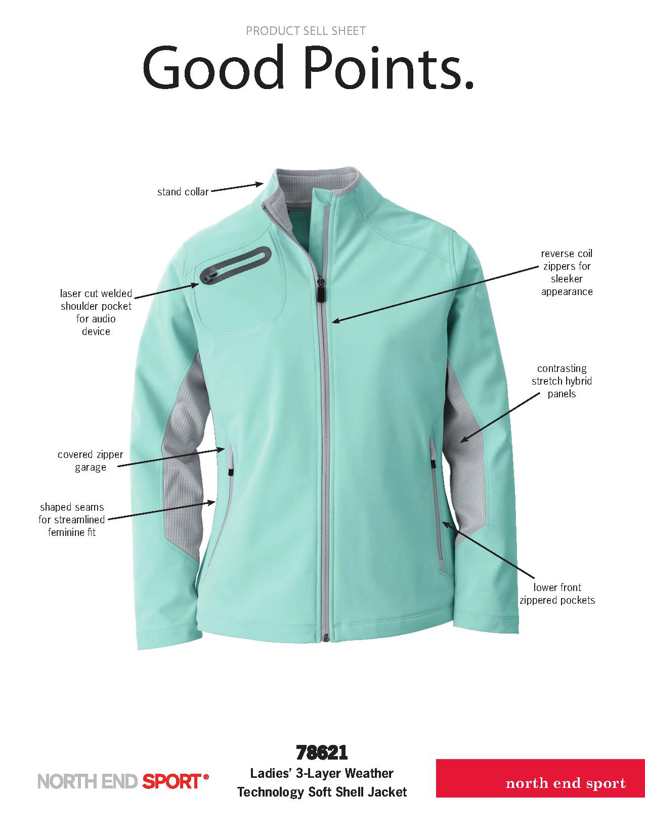 Ash City Lightweight 78621 - Ladies' 3-Layer Soft Shell Jacket