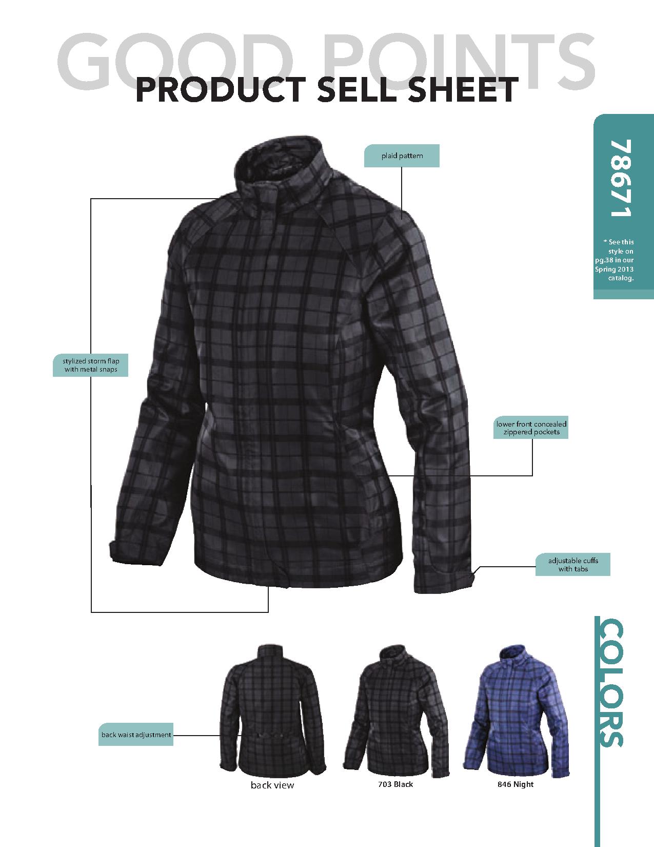 Ash City Lightweight 78671 - Locale Ladies' Lightweight City Plaid Jacket