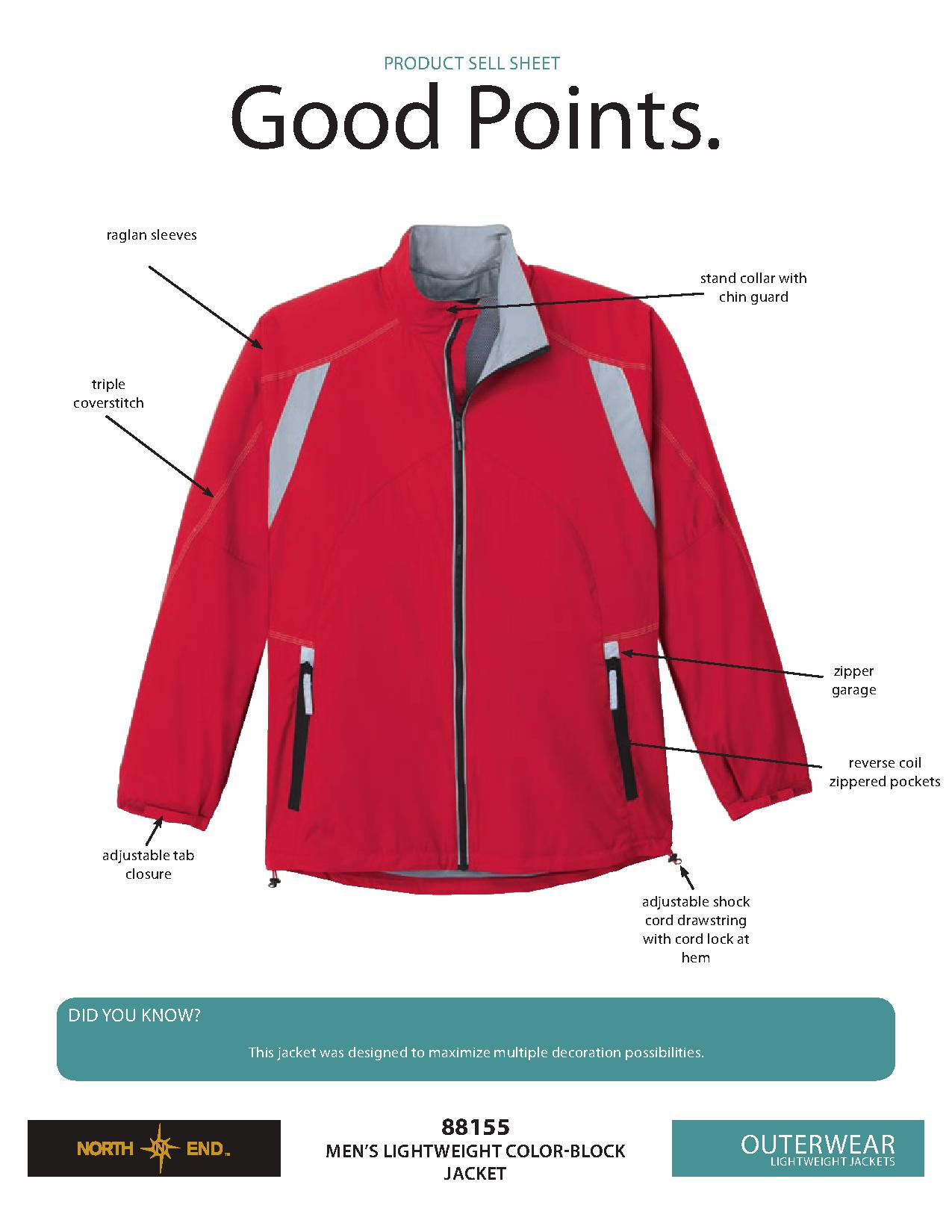 Ash City Lightweight 88155 - Men's Endurance Lightweight Color-Block Jacket