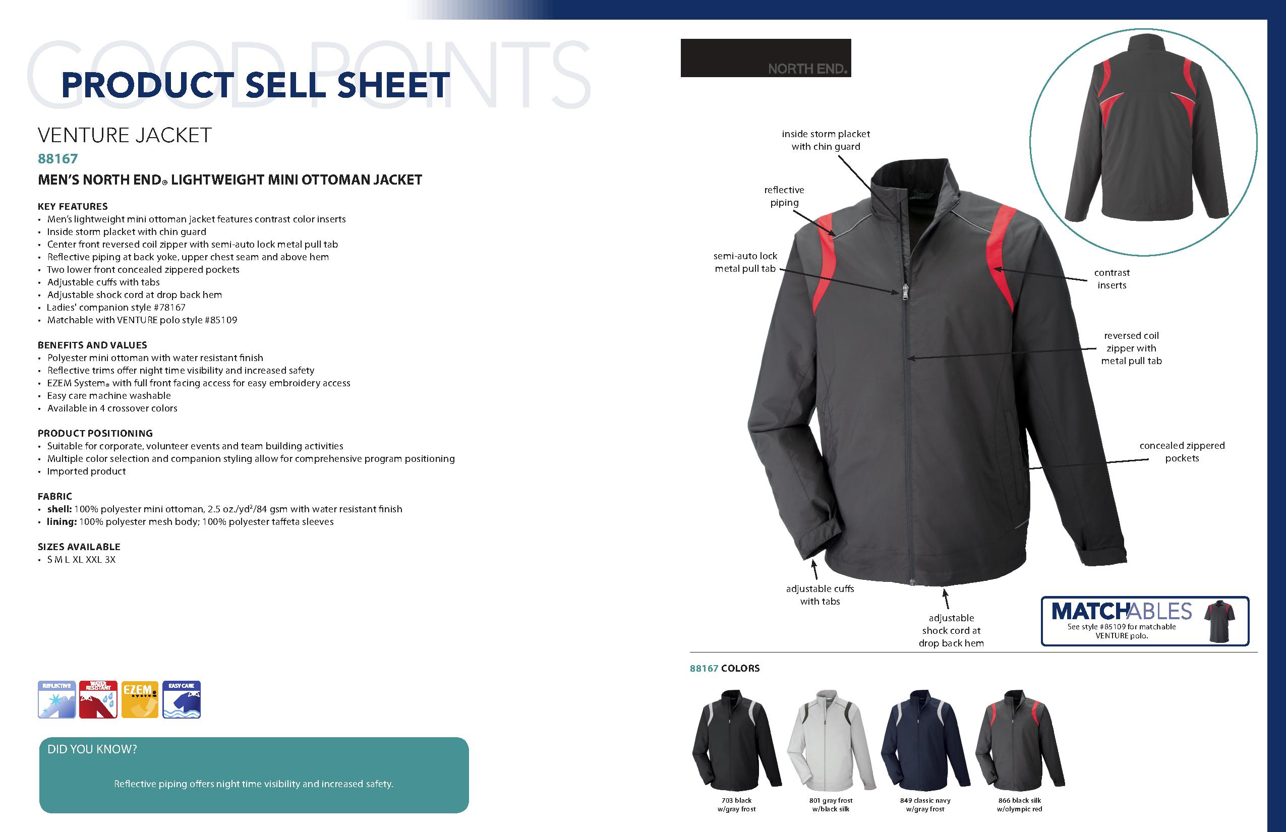 Ash City Lightweight 88167 - Venture Men's Lightweight Mini Ottoman Jacket