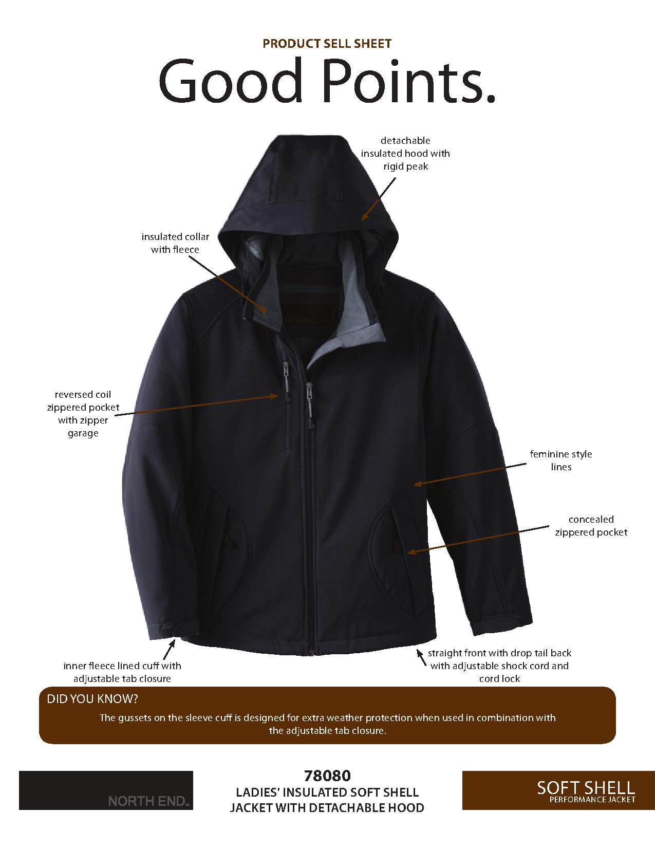 Ash City Performance Jackets 78080 - Glacier Ladies' InsulatedU Soft Shell Jacket With Detachable Hood