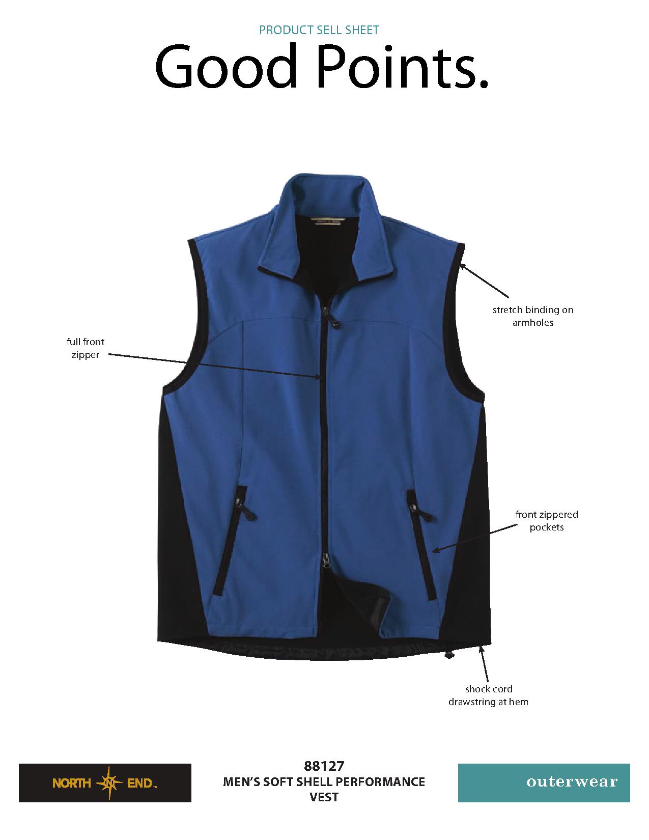 Ash City Soft Shells 88127 - Men's Soft Shell Performance Vest