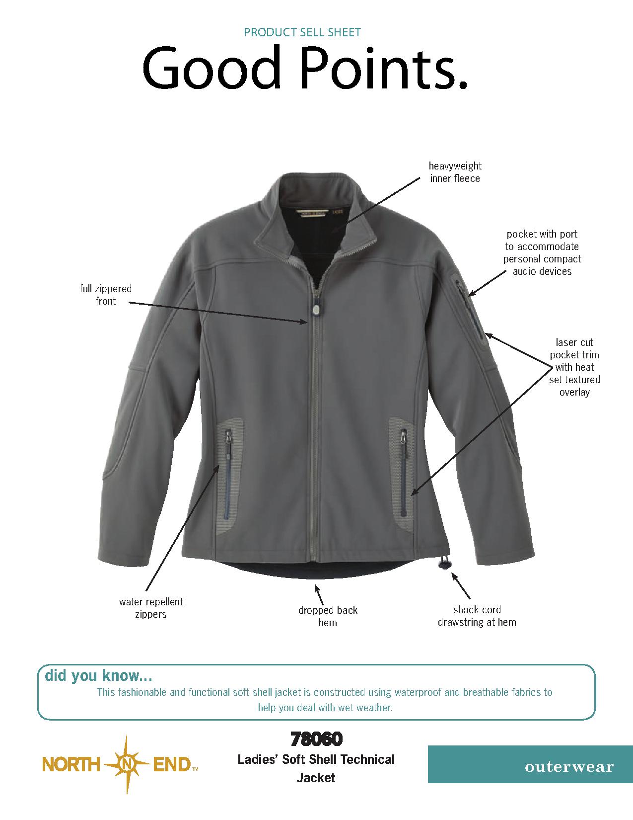 Ash City UTK 1 Warm.Logik 78060 - Ladies' Soft Shell Technical Jacket