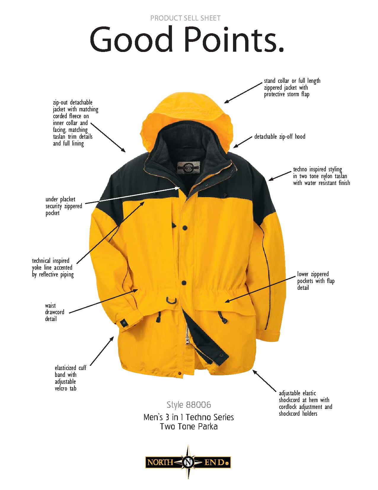 Ash City UTK 3 Warm.Logik 88006 - Men's 3-In-1 Two-Tone Parka