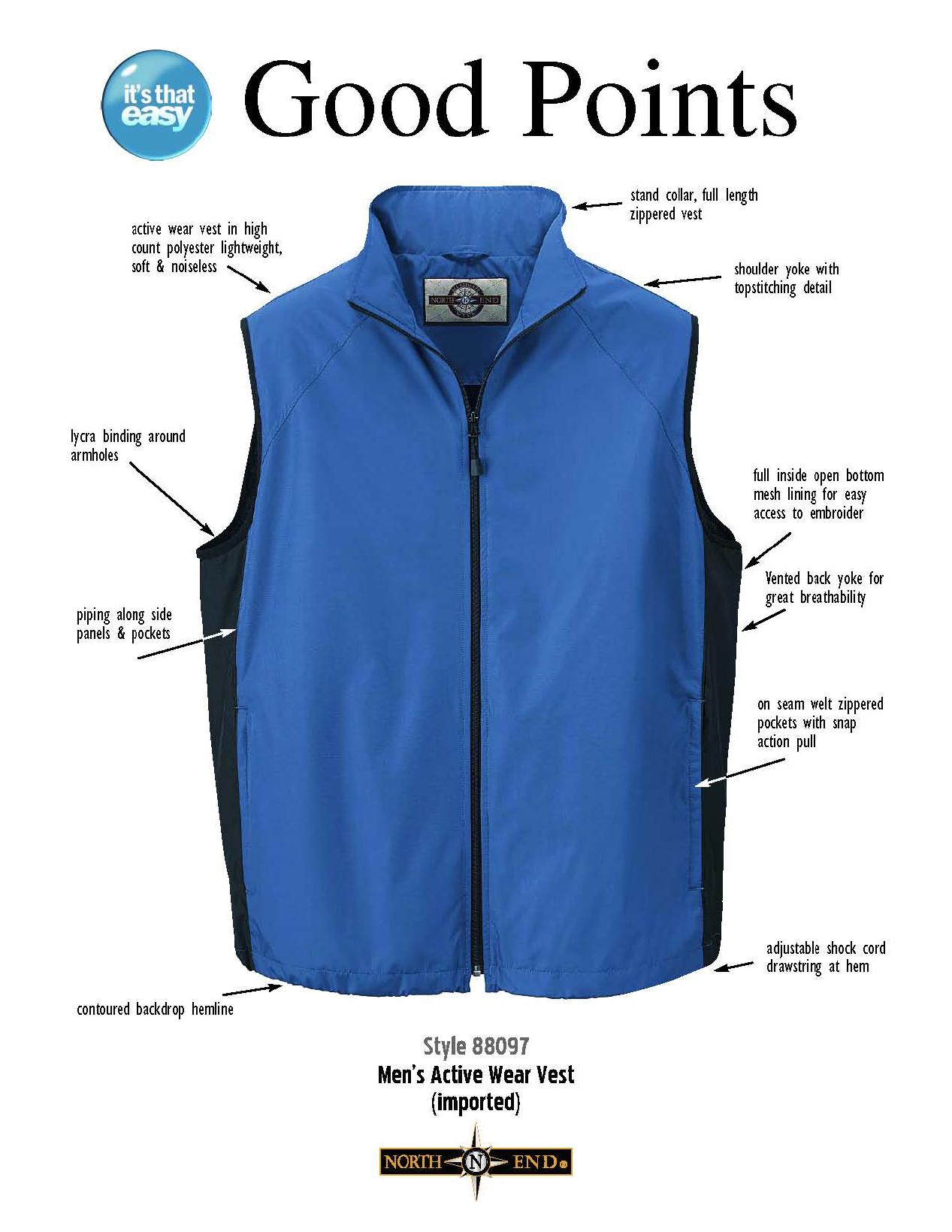 Ash City Techno series 88097 - Men's Active Wear Vest