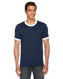 American Apparel - BB410  Unisex Poly-Cotton Short-Sleeve Ringer T-Shirt