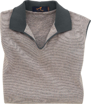 Ash City Jersey 125289 - Ladies' Mini Stripe Fine Jersey Sleeveless Top