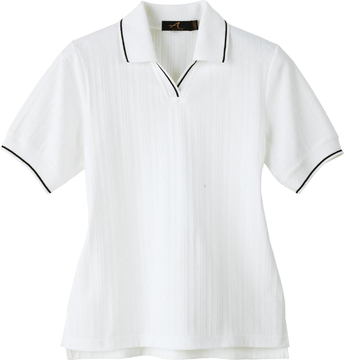 Ash City Pique 125226 - Ladies' Variegated Ribbon Pique Johnny Collar Polo