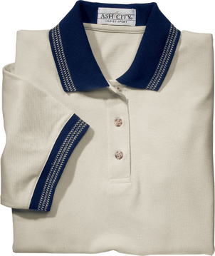 Ash City Pique 125287 - Ladies' Pique Golf With Multi-Bridseye Stripe