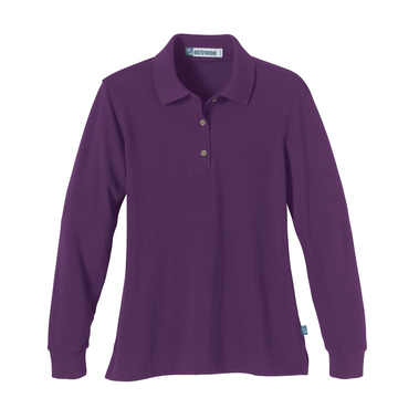 Ash City Pique 75042 - Ladies' Long Sleeve Extreme Pique Polo With Teflon