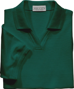 Ash City Textured 125267 - Ladies' Johnny Collar Ottoman Polo