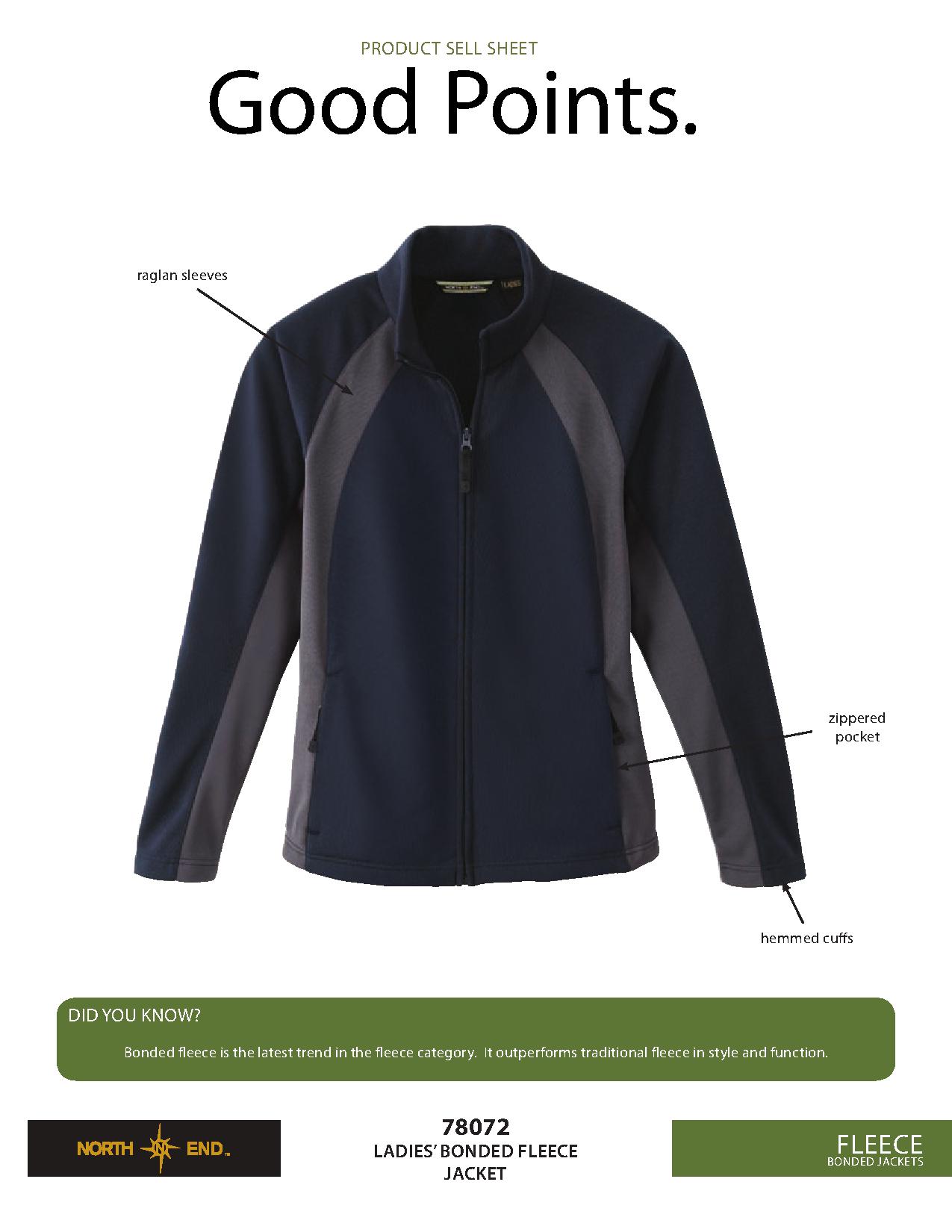Ash City Bonded Fleece 78072 - Ladies' Bonded Fleece Jacket