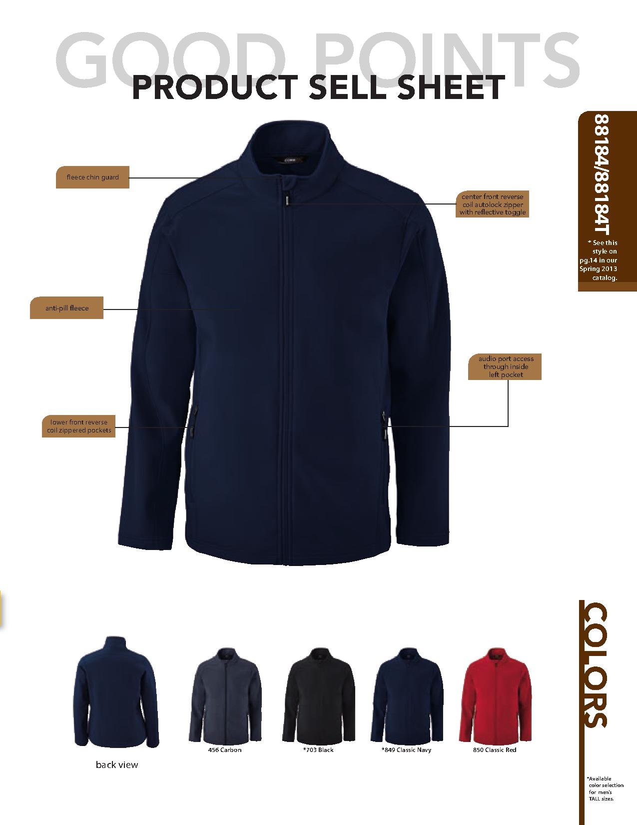 Ash City Core365 88184 - Cruise Core365 Men's 2-Layer Fleece Bonded Soft Shell Jacket