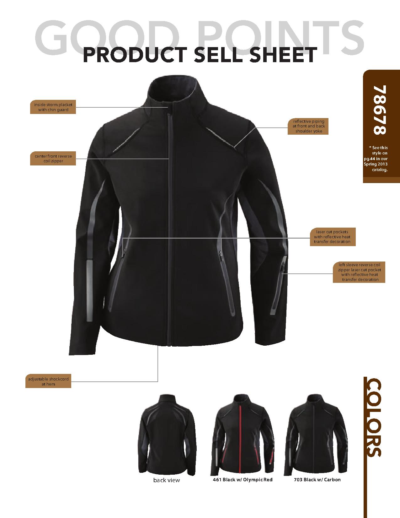 Ash City Light Bonded Jackets 78678 - Pursuit Ladies' 3-Layer Light Bonded Hybird Soft Shell Jacket With Laser Perforation