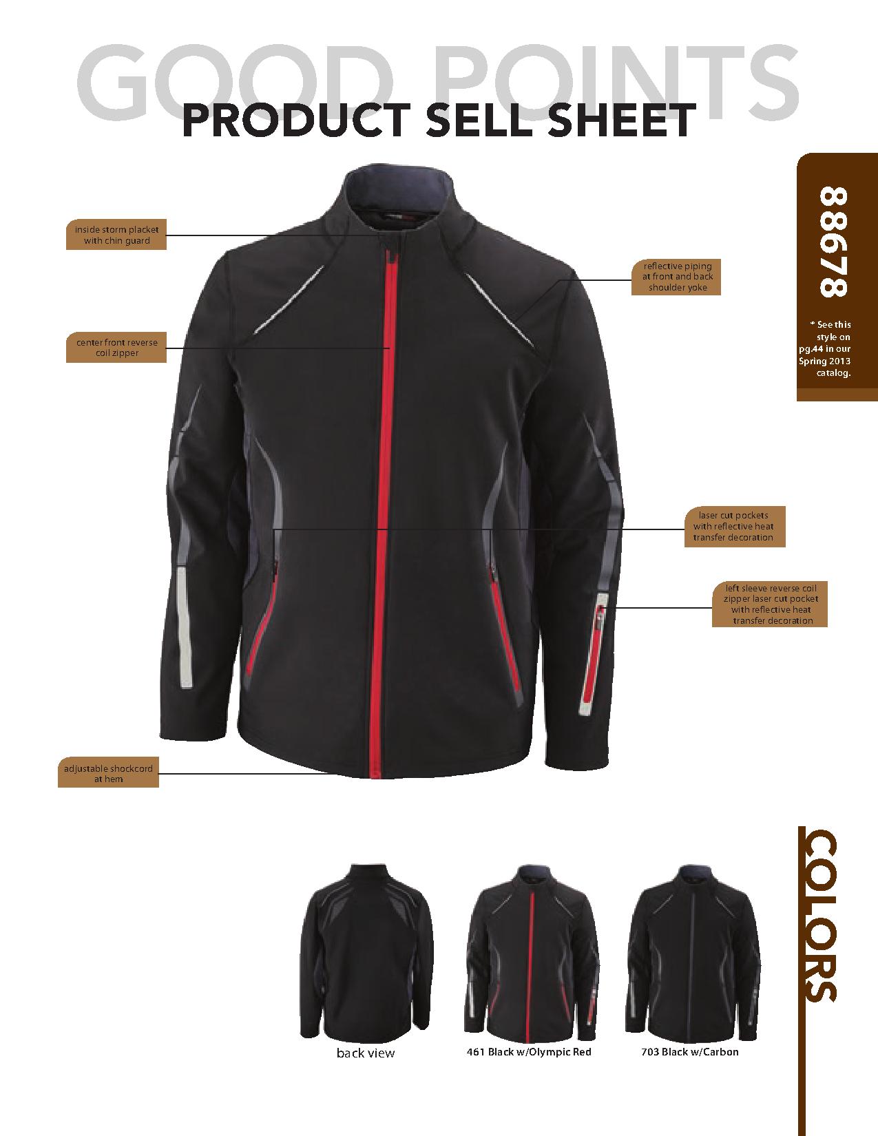 Ash City Light Bonded Jackets 88678 - Pursuit Men's 3-Layer Light Bonded Hybird Soft Shell Jacket With Laser Perforation