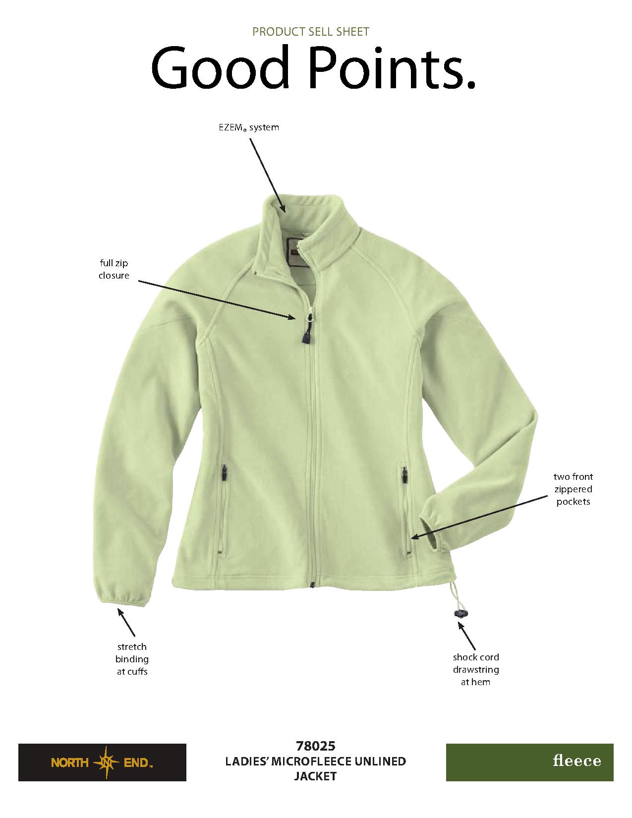 Ash City Microfleece 78025 - Ladies' Microfleece Unlined Jacket