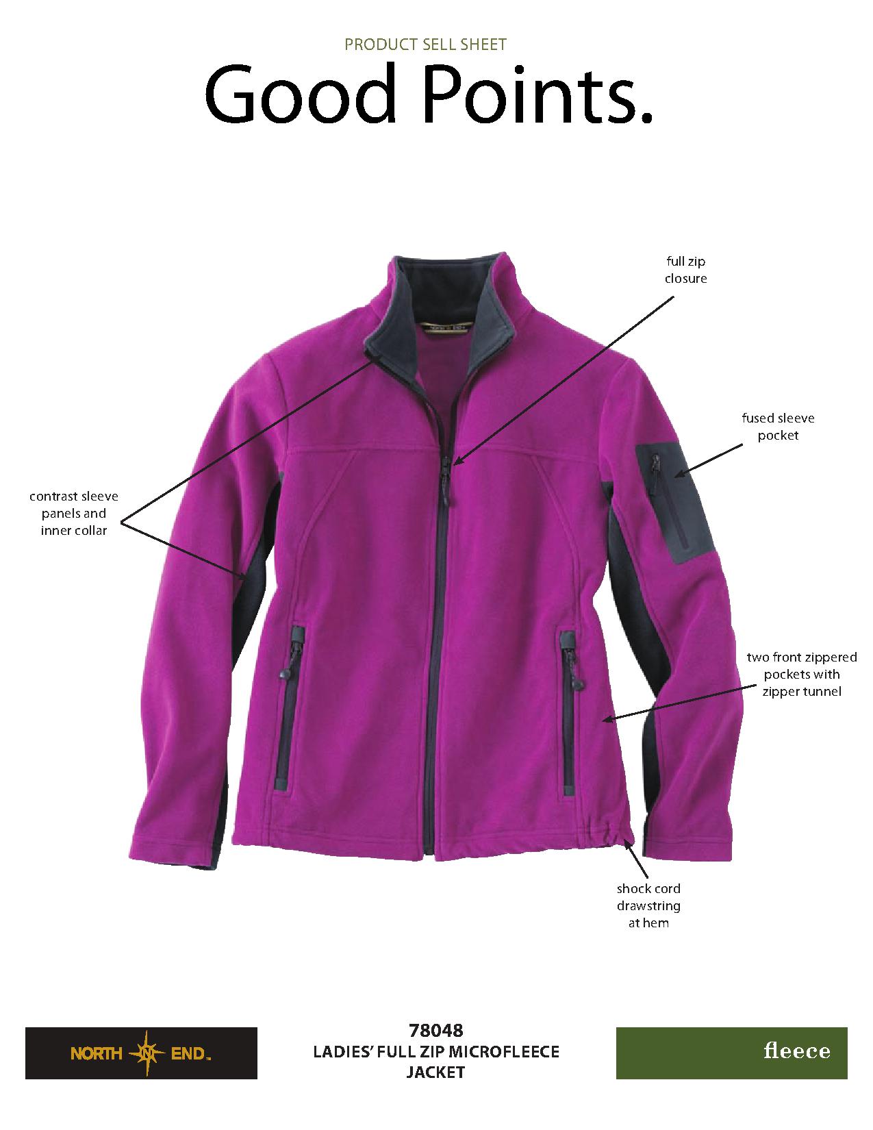 Ash City Microfleece 78048 - Ladies' Full-Zip Microfleece Jacket