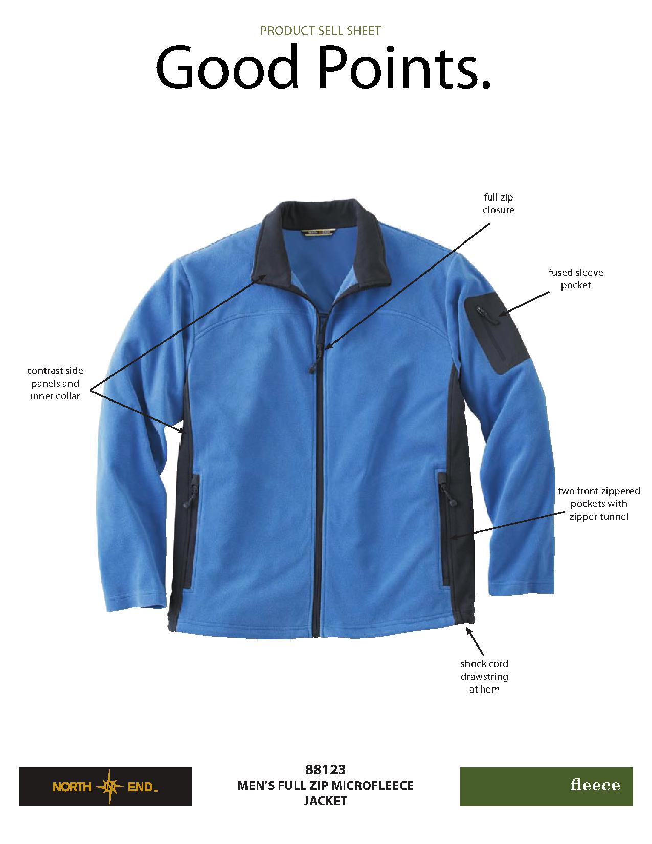 Ash City Microfleece 88123 - Men's Full-Zip Microfleece Jacket