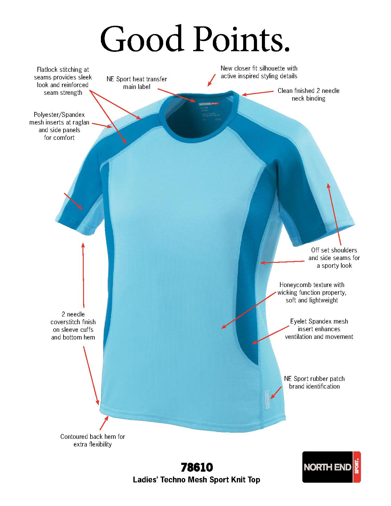 Ash City Performance 78610 - Ladies' Techno Mesh Knit Top