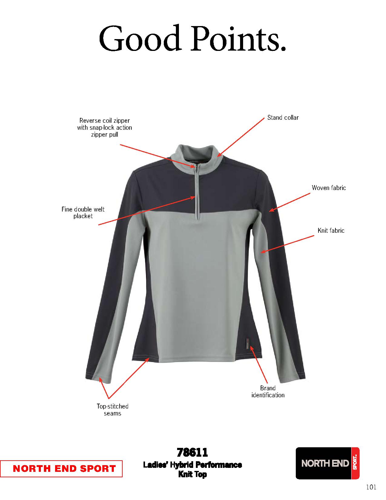 Ash City Performance 78611 - Ladies' Hybird Performance Knit Top