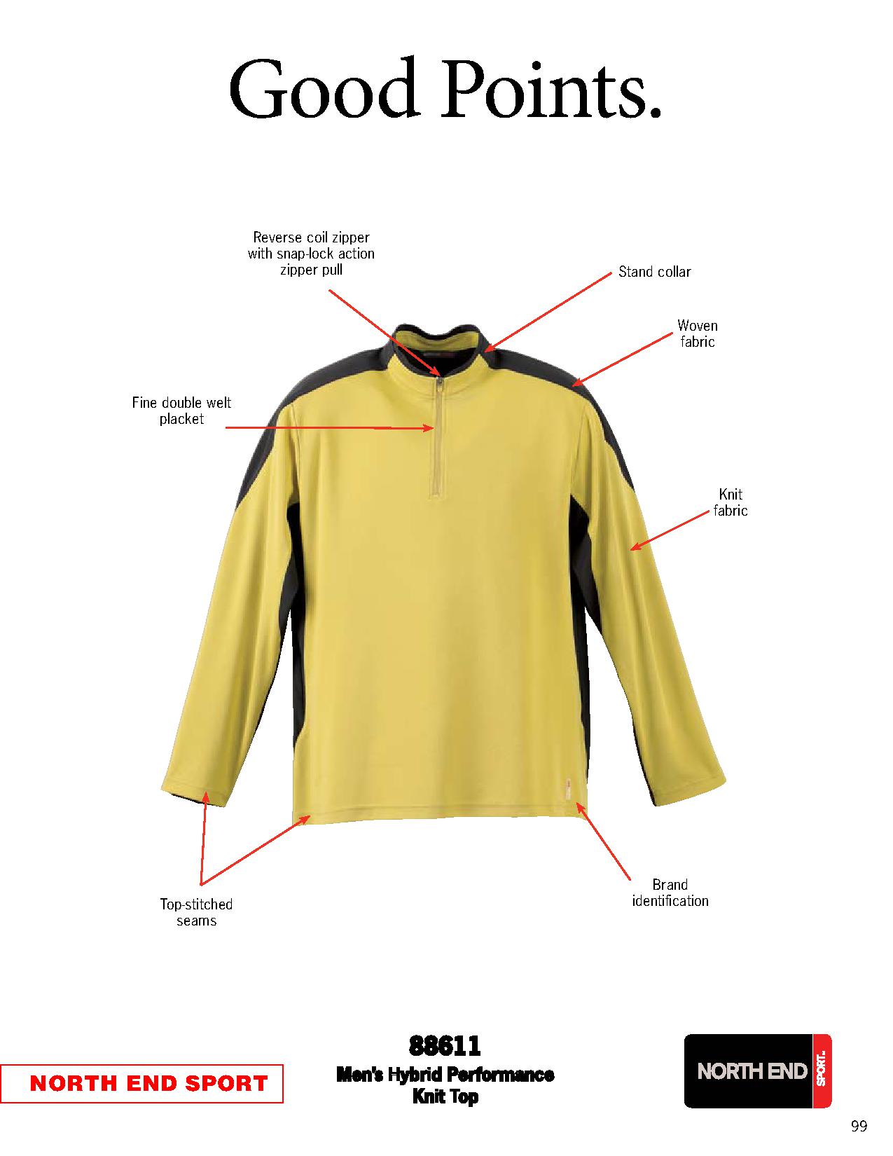 Ash City Performance 88611 - Men's Hybrid Performance Knit Top