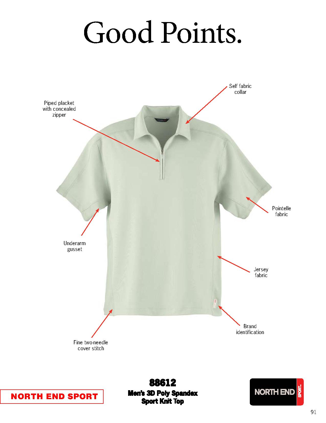 Ash City Performance 88612 - Men's 3D Poly Spandex Knit Top