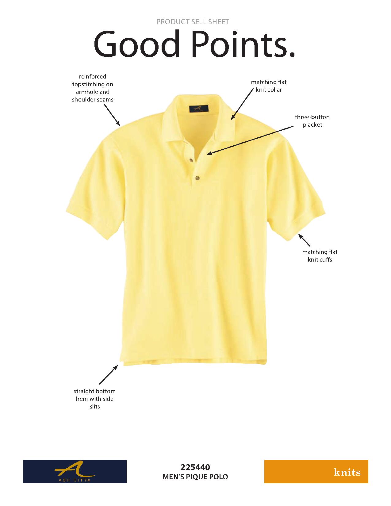 Ash City Pique 225440 - Men's Pique Polo
