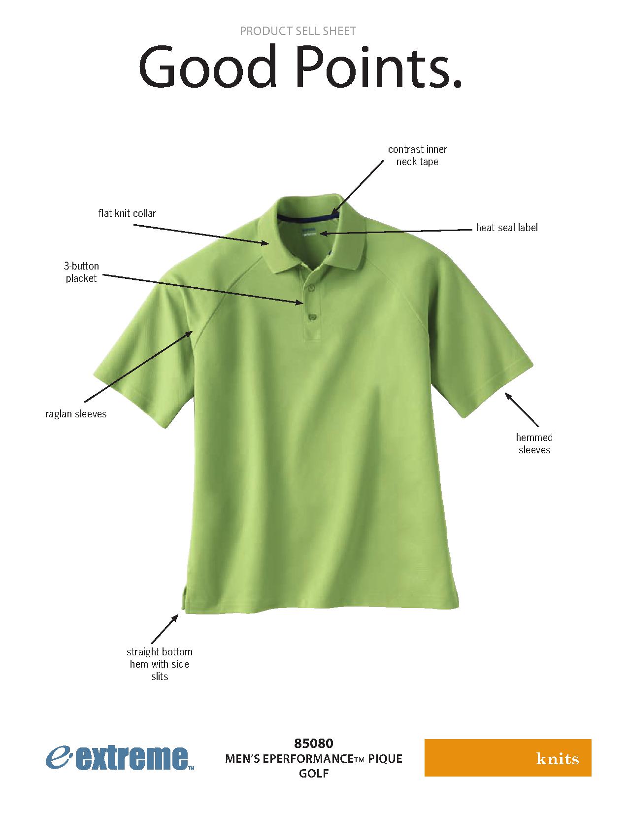 Ash City Pique 85080 - Men's Eperformance Pique Polo
