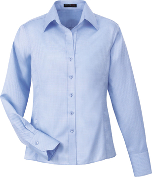 Ash City Easy care 78635 - Legacy Ladies' Wrinkle Free 2-Ply 80's Cotton Jacquard Taped Shirt