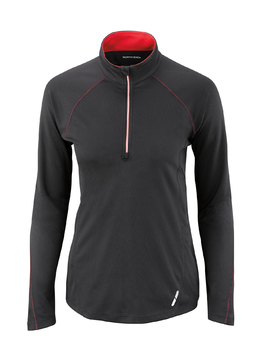 Ash City Lifestyle Performance Tops 78187 - Radar Ladies' Half-Zip Performance Long Sleeve Top