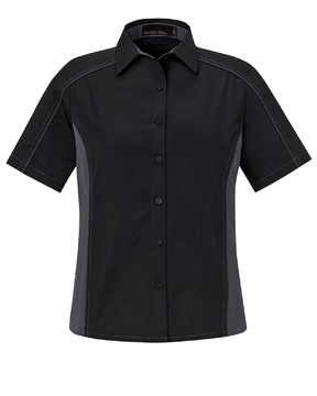 Ash City Twill 77042 - Fuse Ladies' Color-Block Twill Shirt