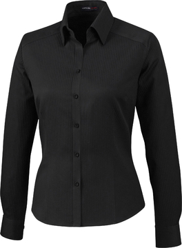 Ash City Wrinkle Free 78646 - Ladies' Wrinkle Free 2-Ply 80's Cotton Stripe Jacquard Taped Shirt
