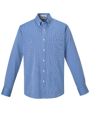 Ash City Wrinkle Resistant 87041 - Establish Men's Wrinkle Resistant Cotton Blend Dobby Striped Shirt