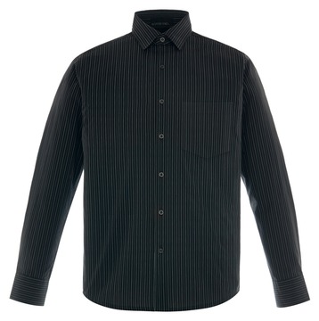 Ash City Wrinkle Resistant 87044 - Align Men's Wrinkle Resistant Cotton Blend Dobby Vertical Striped Shirt