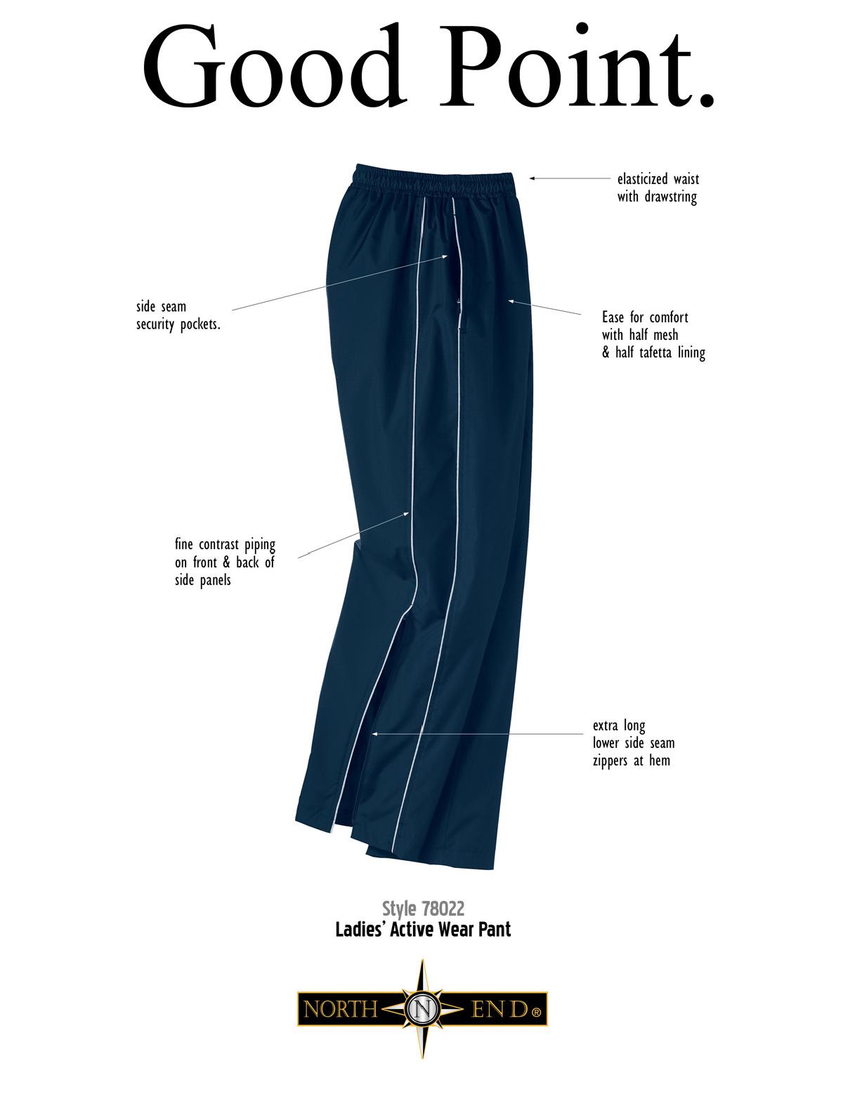Ash City Lifestyle Athletic Separates 78022 - Ladies' Active Wear Pants