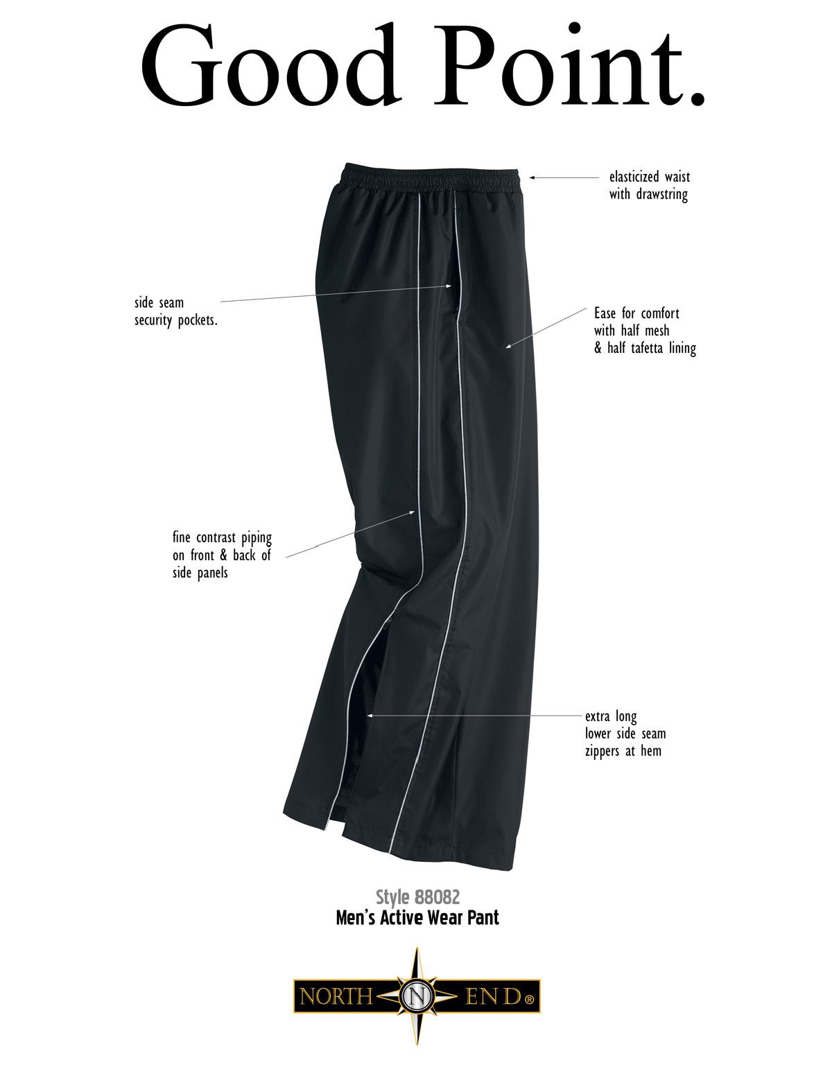 Ash City Lifestyle Athletic Separates 88082 - Men's Active Wear Pants