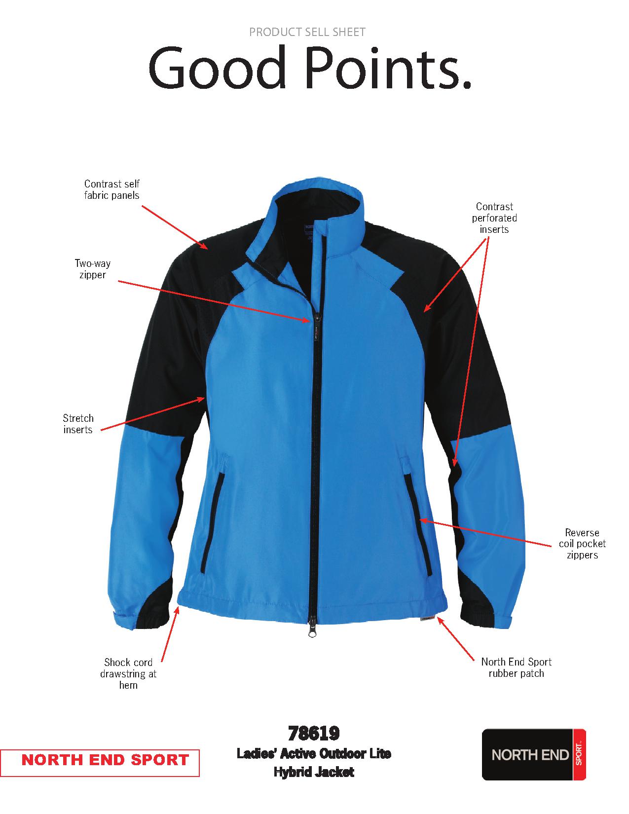 Ash City Lifestyle Outerwear 78619 - Ladies' Active Outdoor Lite Hybird Jacket
