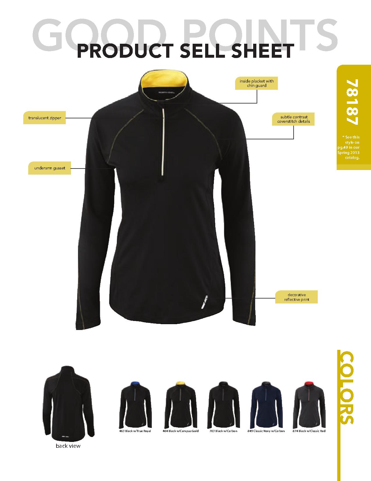Ash City Lifestyle Performance Tops 78187 - Radar Ladies' Half-Zip Performance Long Sleeve Top