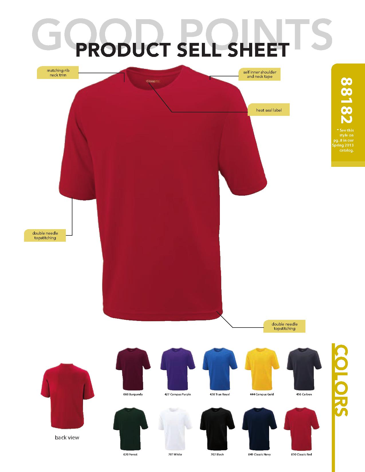 Ash City Core365 88182 - Pace Outwear Men's Performance Pique Crew Neck