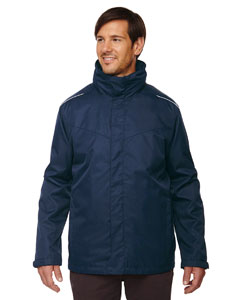 Ash City Core 365 88205T - Men's Tall Region 3-in-1 Jacket with Fleece Liner