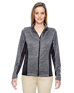 Ash City North End 78203 - Ladies' Shuffle Performance Melange Interlock Jacket