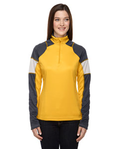 Ash City North End 78214 - Ladies' Quick Performance Interlock Half-Zip Top