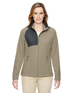 Ash City North End 78215 - Ladies' Excursion Trail Fabric-Block Fleece Jacket