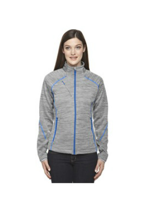 Ash City North End Sport Red 78697 - Ladies' Flux Melange Bonded Fleece Jacket