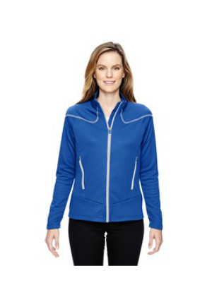 Ash City North End Sport Red 78806 - Ladies' Interactive Cadence Two-Tone Brush Back Jacket